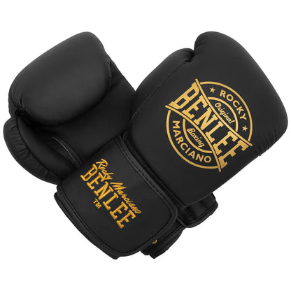 BENLEE Rocky Marciano Boxhandschuhe Wakefield Schwarz/Gold