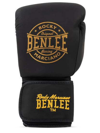 BENLEE Rocky Marciano Boxhandschuhe Wakefield Schwarz/Gold