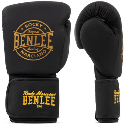 BENLEE Rocky Marciano Boxhandschuhe Wakefield Schwarz/Gold