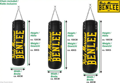 BENLEE Rocky Marciano Boxsack Donato Schwarz/Gold