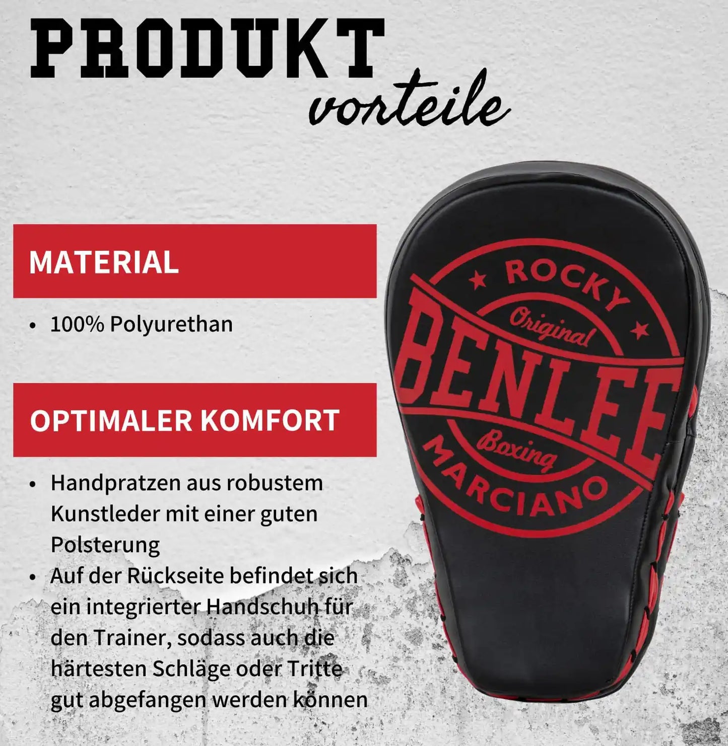 BENLEE Rocky Marciano Handpratzen Abington PU