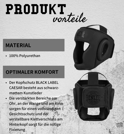 BENLEE Rocky Marciano Kopfschutz Black Label Caesar