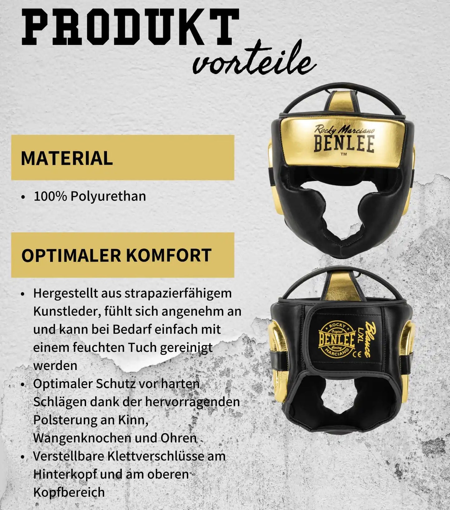 BENLEE Rocky Marciano Kopfschutz Blance