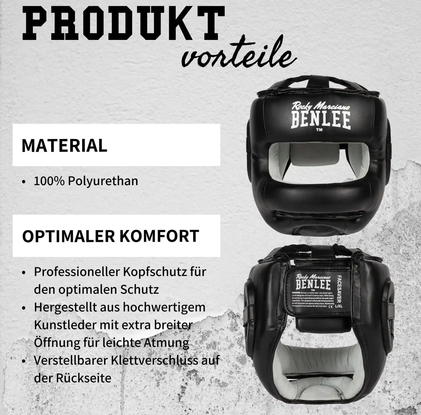 BENLEE Rocky Marciano Kopfschutz Facesaver