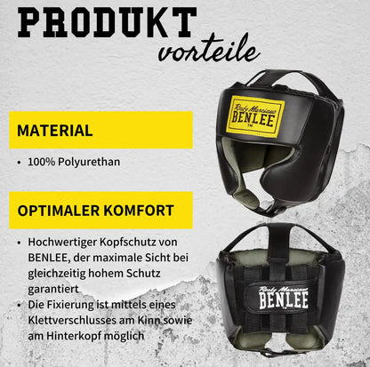 BENLEE Rocky Marciano Kopfschutz Mike Junior Metallic Grün