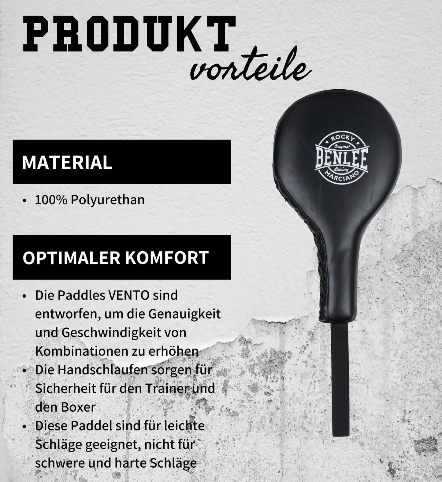 BENLEE Rocky Marciano Paddles Vento