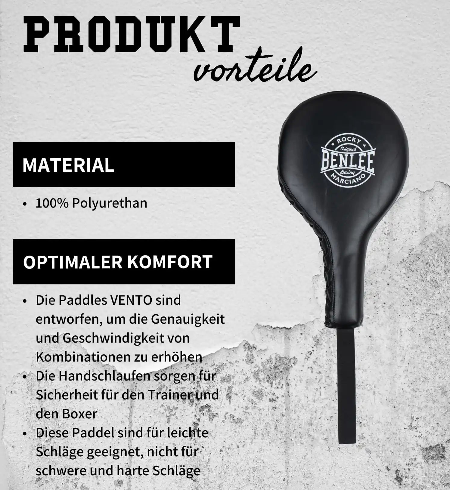 BENLEE Rocky Marciano Paddles Vento