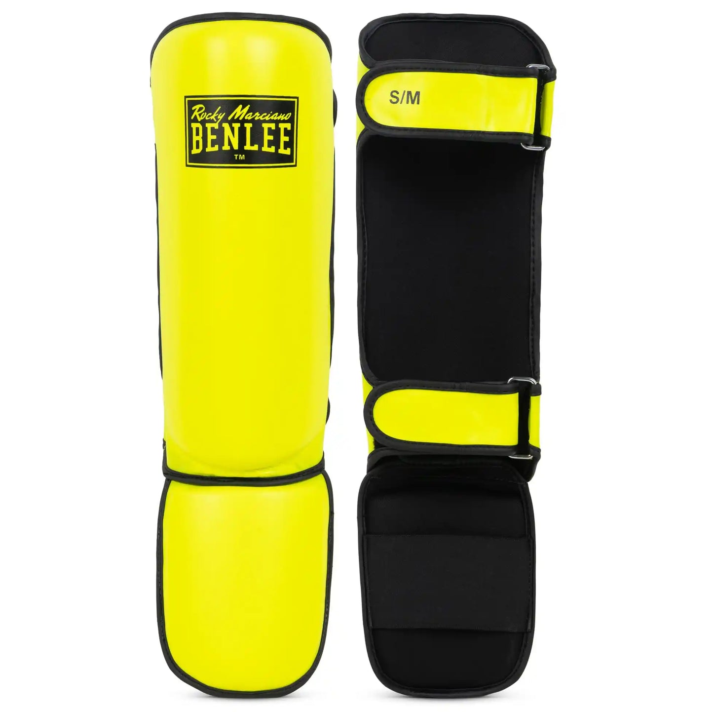 BENLEE Rocky Marciano Schienbeinschoner Guardian Neon Gelb