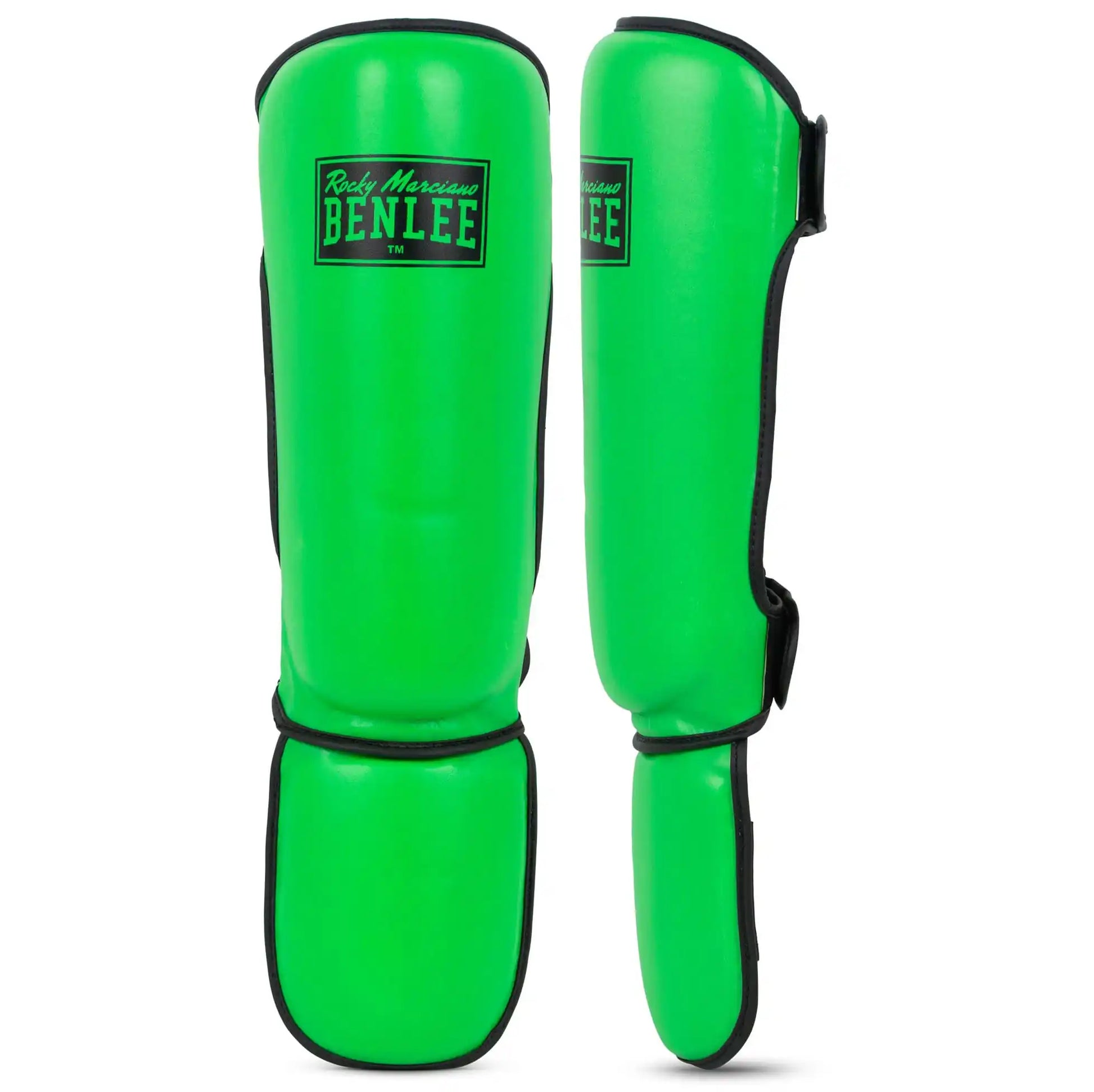 BENLEE Rocky Marciano Schienbeinschoner Guardian Neon Grün