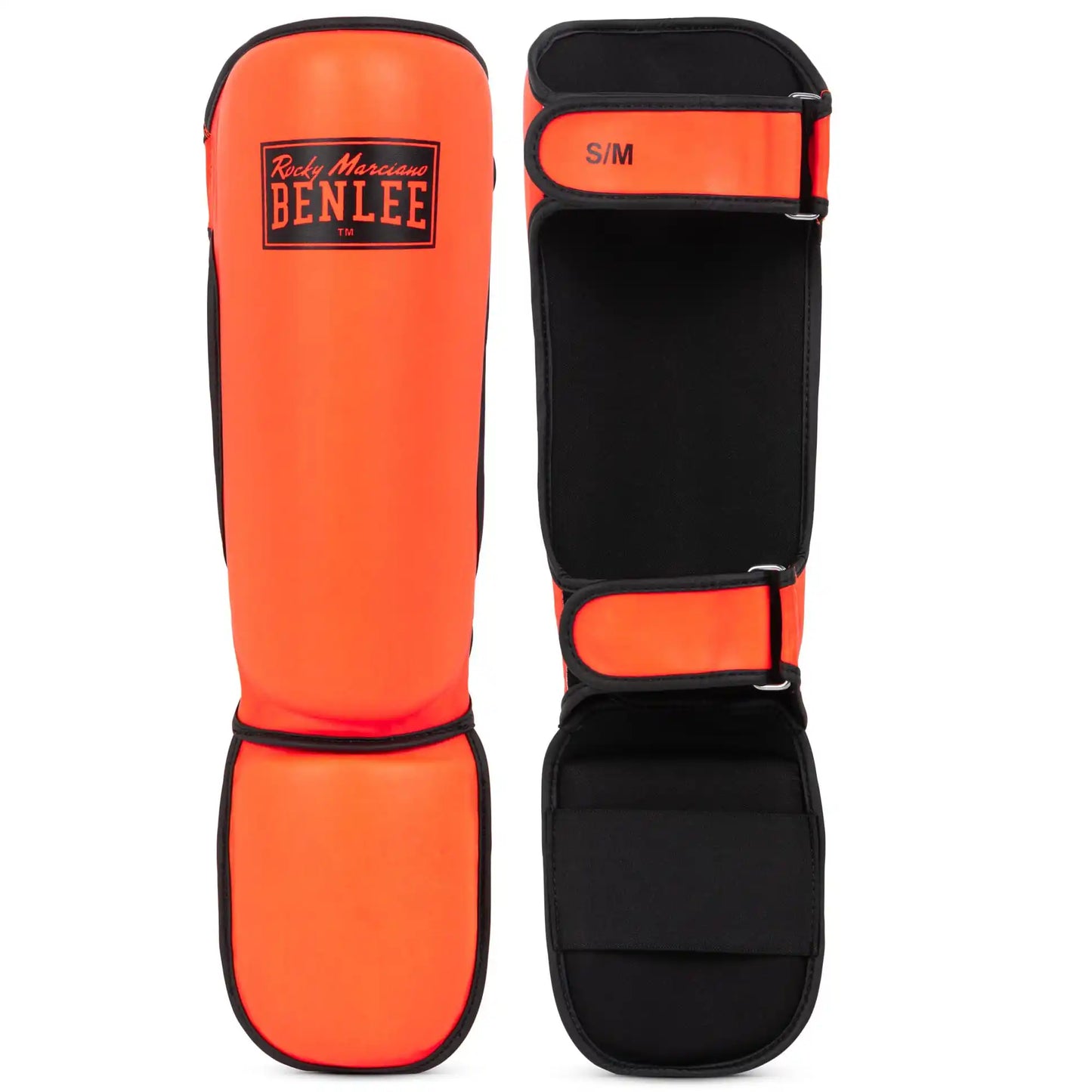BENLEE Rocky Marciano Schienbeinschoner Guardian Neon Orange