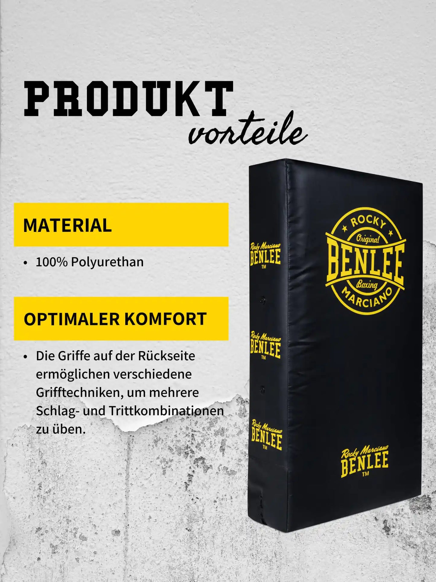 BENLEE Rocky Marciano Schlagpolster Attack 75 x 40 x 15cm
