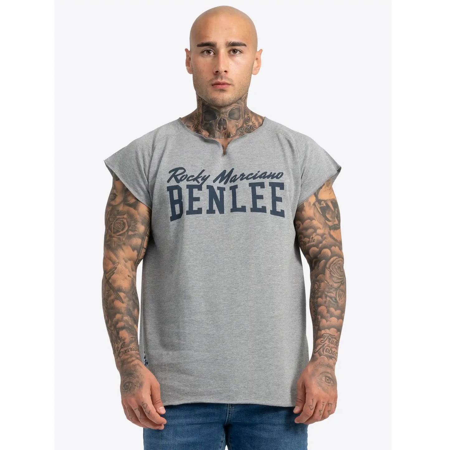 BENLEE Rocky Marciano Shirt Edwards Marl Grey