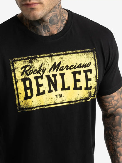 BENLEE Rocky Marciano T-Shirt Boxlabel Schwarz