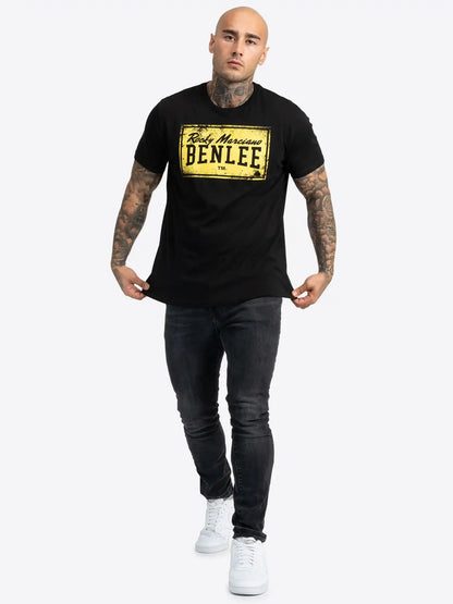 BENLEE Rocky Marciano T-Shirt Boxlabel Schwarz