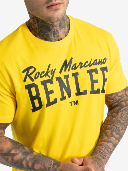 BENLEE Rocky Marciano T-Shirt Logo Gelb