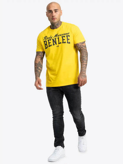 BENLEE Rocky Marciano T-Shirt Logo Gelb