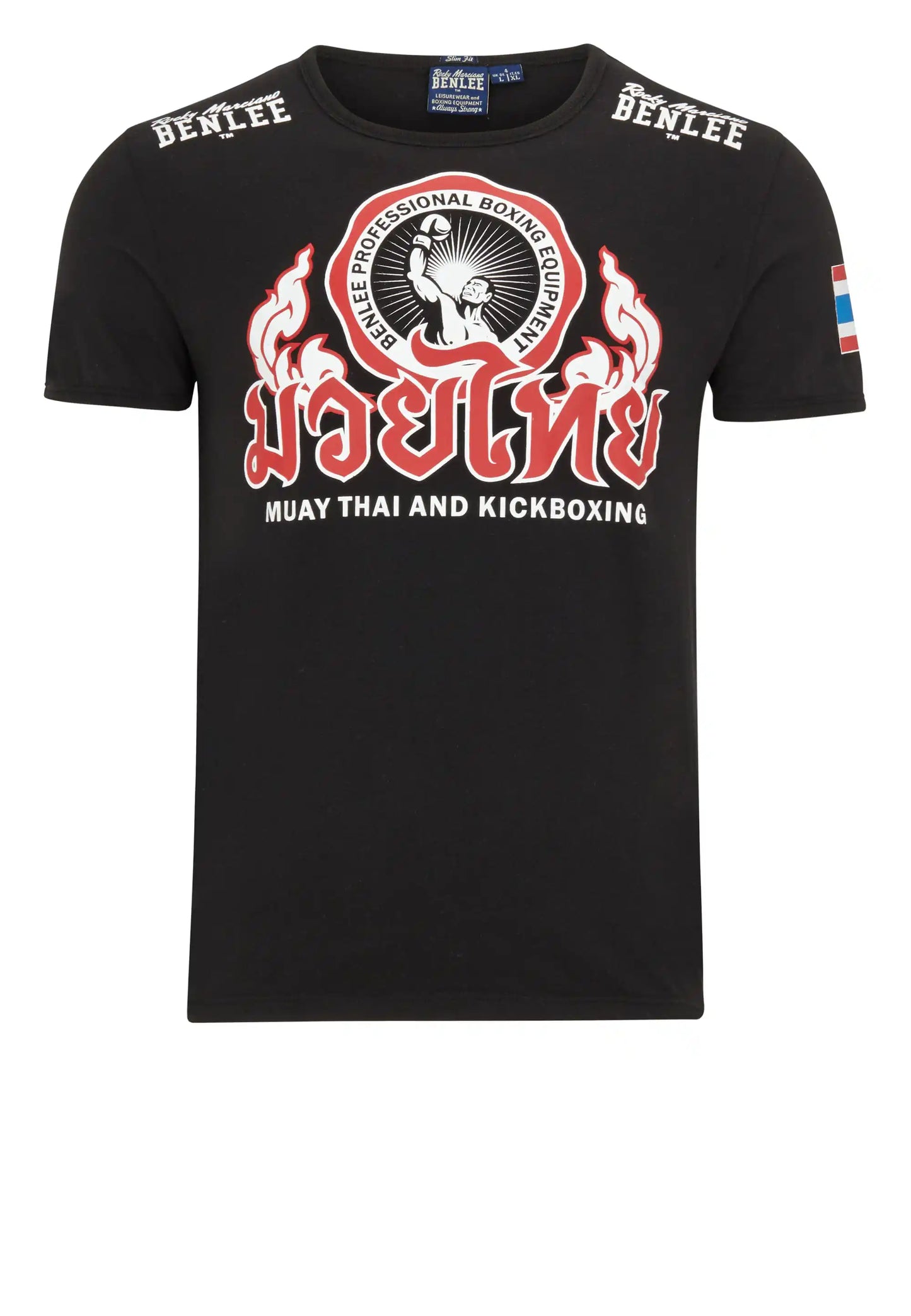 BENLEE Rocky Marciano T-Shirt Thailand Schwarz