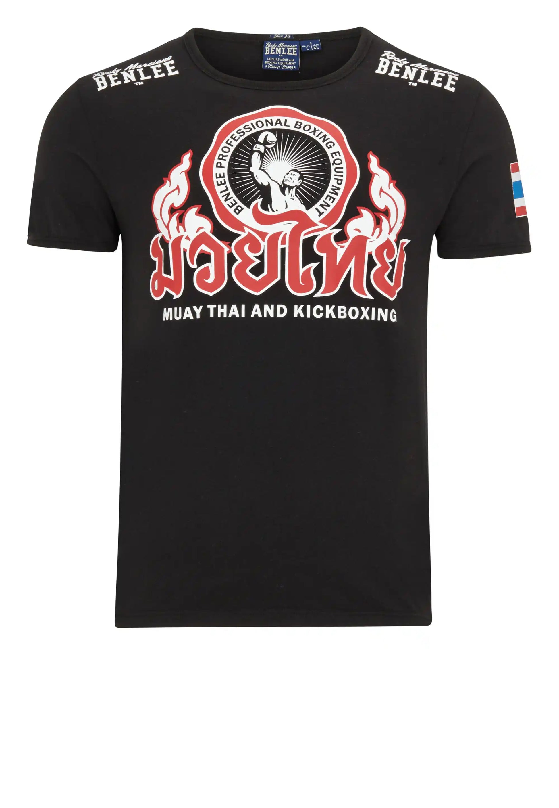 BENLEE Rocky Marciano T-Shirt Thailand Schwarz