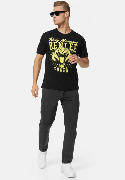 BENLEE Rocky Marciano T-Shirt Tiger Power - Schwarz/Gelb