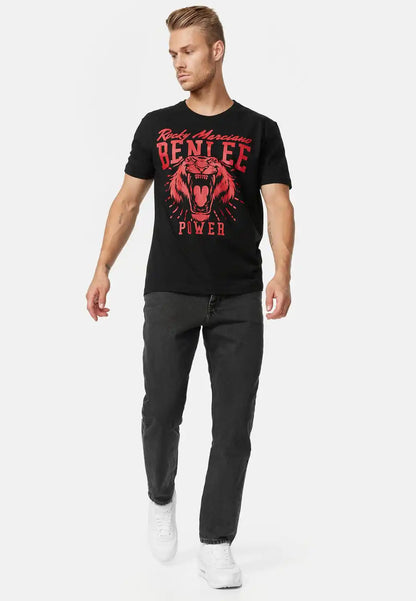 BENLEE Rocky Marciano T-Shirt Tiger Power - Schwarz/Rot