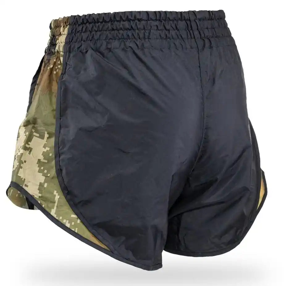Booster Hybrid Shorts Retro Camo Green