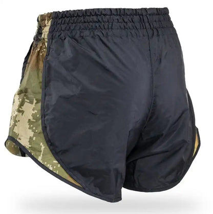 Booster Hybrid Shorts Retro Camo Green