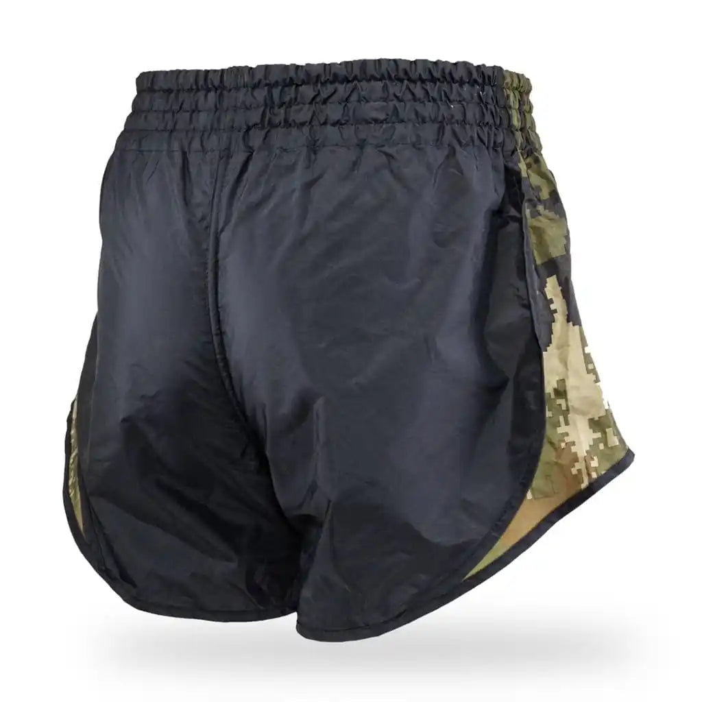 Booster Hybrid Shorts Retro Camo Green