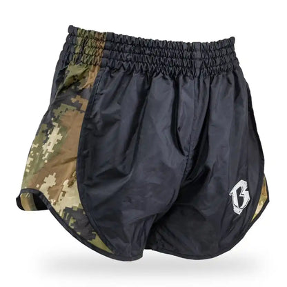 Booster Hybrid Shorts Retro Camo Green