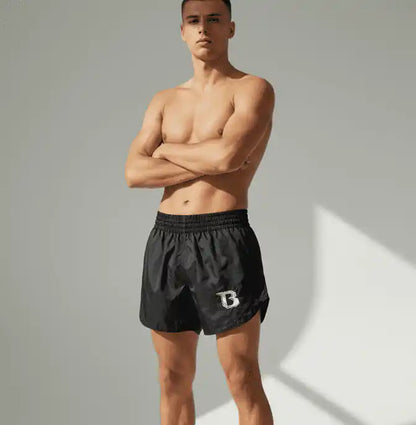 Booster Hybrid Shorts Retro Schwarz