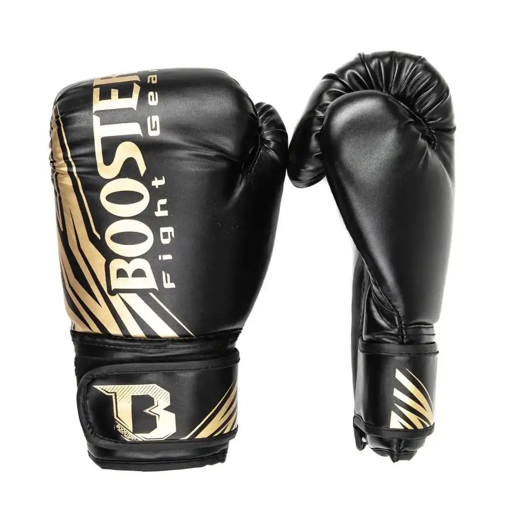 Booster Kinder Boxhandschuhe Champion Schwarz