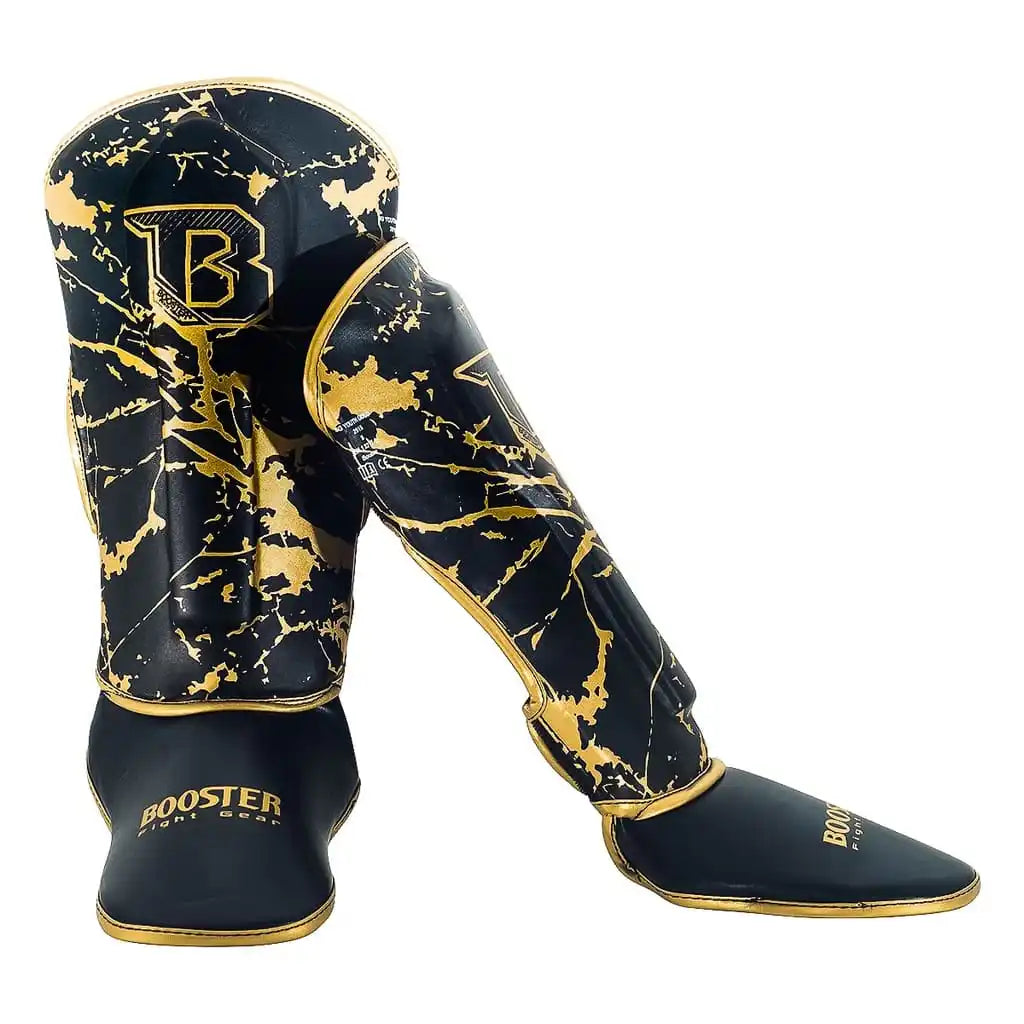 Booster Kinder Schienbeinschoner Marble Gold