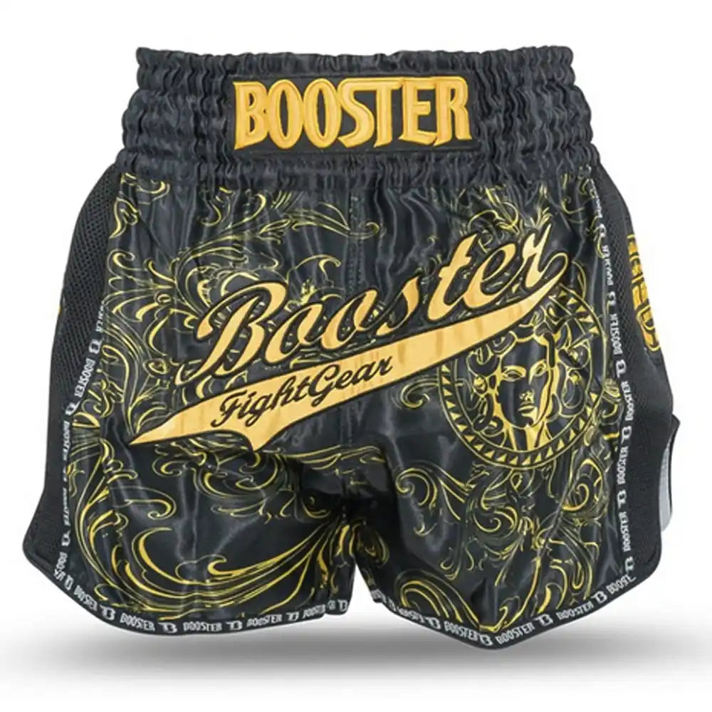 Booster Muay Thai Shorts Medusa Schwarz