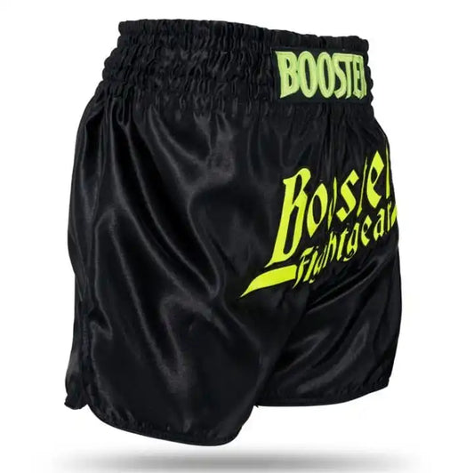 Booster Muay Thai Shorts Thunder Schwarz/Gelb