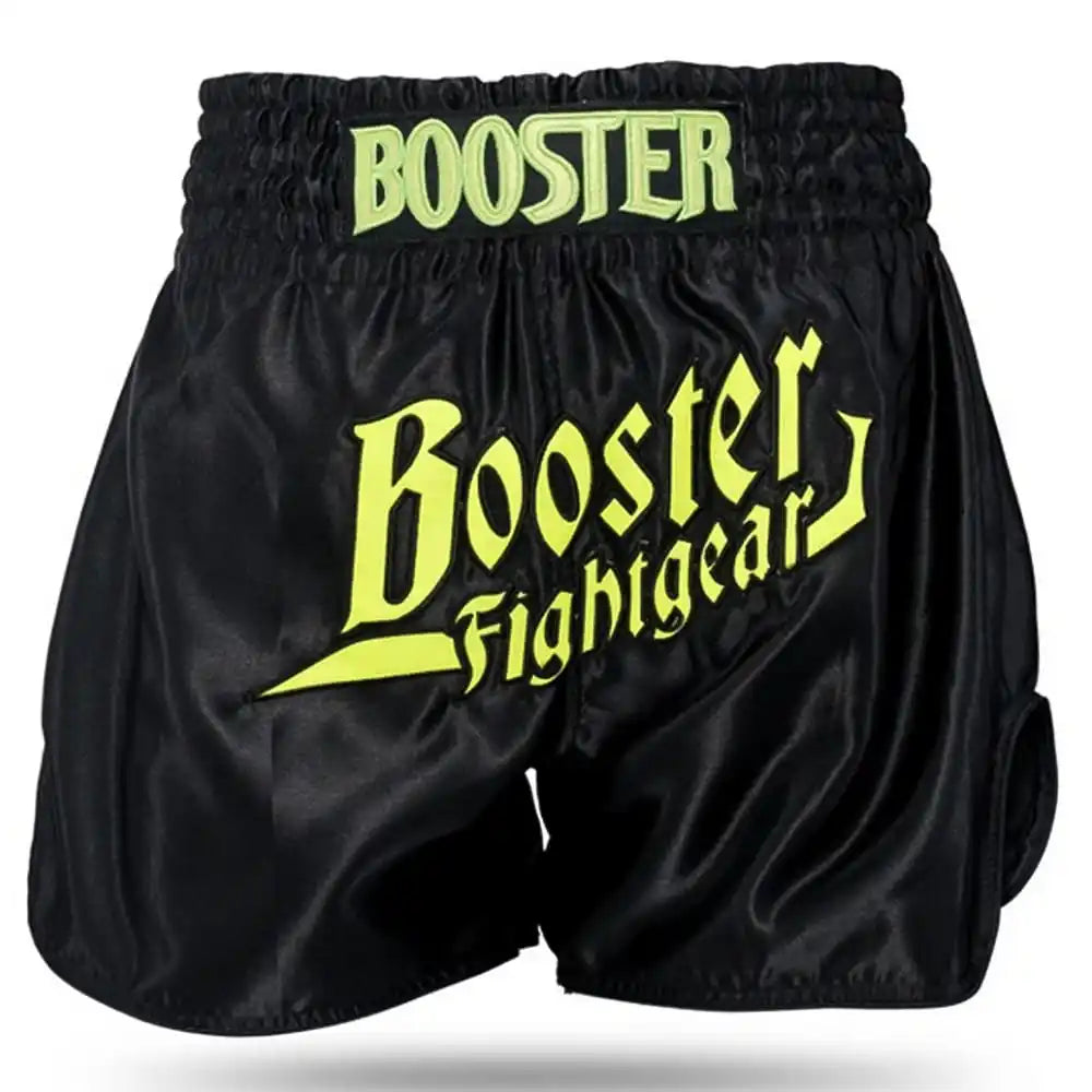 Booster Muay Thai Shorts Thunder Schwarz/Gelb