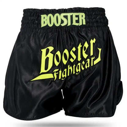 Booster Muay Thai Shorts Thunder Schwarz/Gelb