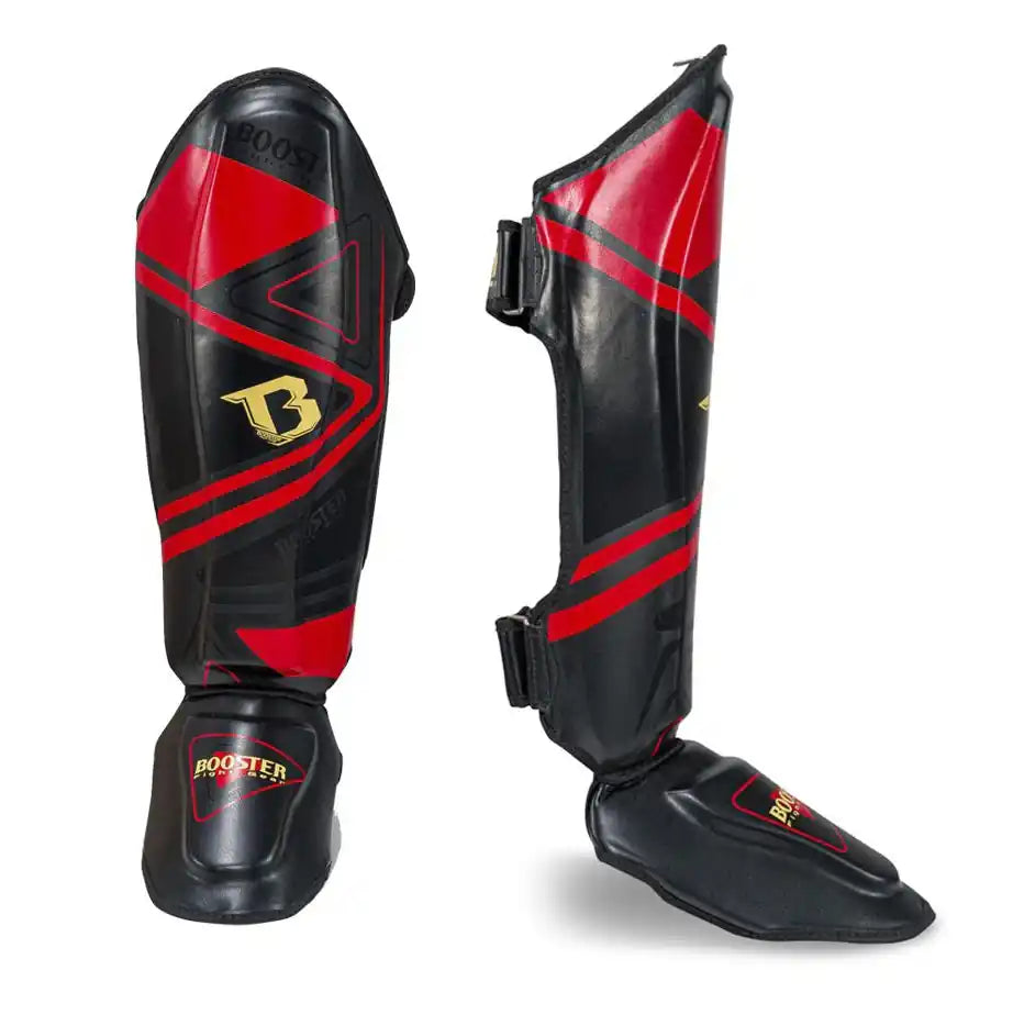 Booster Schienbeinschoner BSG V10 Schwarz/Rot