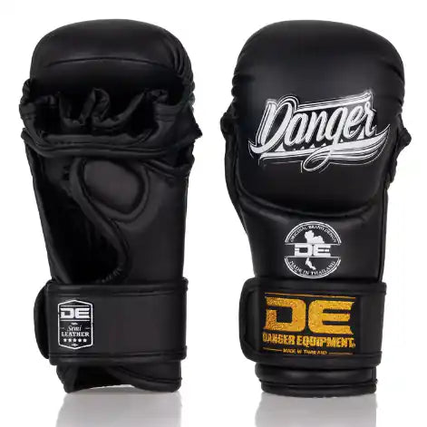 DANGER MMA Handschuhe Sparring Schwarz