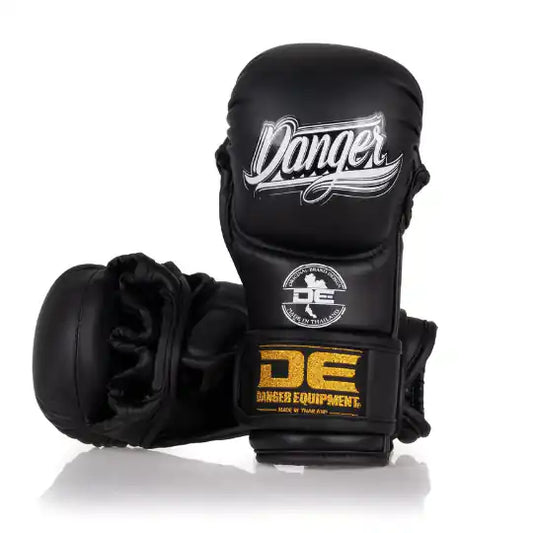DANGER MMA Handschuhe Sparring Schwarz