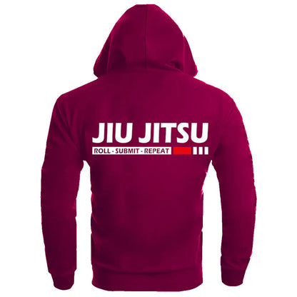 Dynamix Athletics Hoodie Jiu Jitsu Submit Burgundy