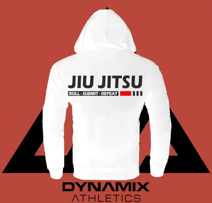 Dynamix Athletics Hoodie Jiu Jitsu Submit Weiß