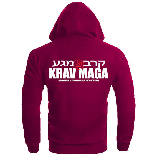 Dynamix Athletics Hoodie Krav Maga Combat Burgundy