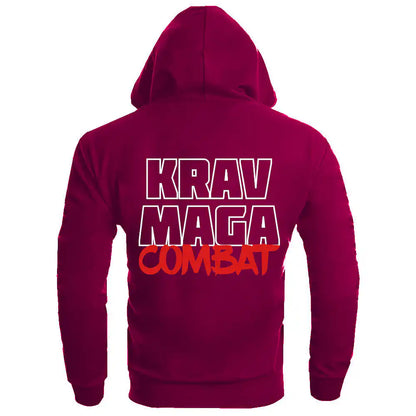 Dynamix Athletics Hoodie Krav Maga Combat V2 Burgundy