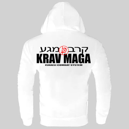 Dynamix Athletics Hoodie Krav Maga Combat Weiß