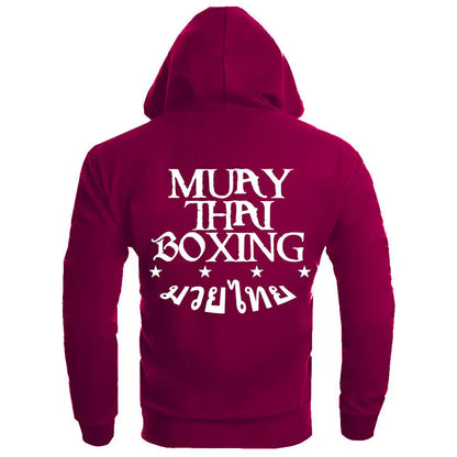 Dynamix Athletics Hoodie Muay Thai Boxing Burgundy