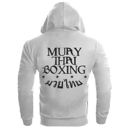 Dynamix Athletics Hoodie Muay Thai Boxing Grau