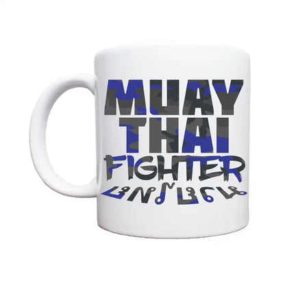 Dynamix Athletics Kaffeetasse "Muay Thai Fight" Camo Blau