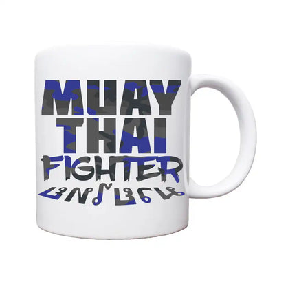 Dynamix Athletics Kaffeetasse "Muay Thai Fight" Camo Blau