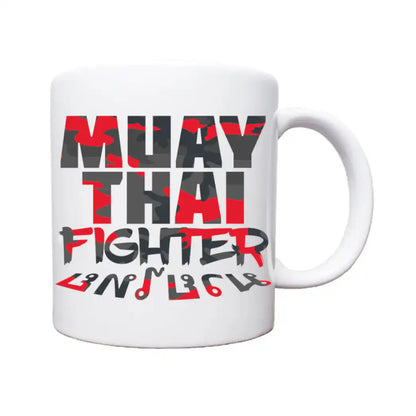 Dynamix Athletics Kaffeetasse "Muay Thai Fight" Camo Rot