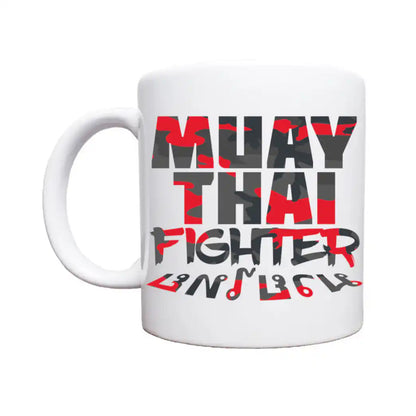Dynamix Athletics Kaffeetasse "Muay Thai Fight" Camo Rot