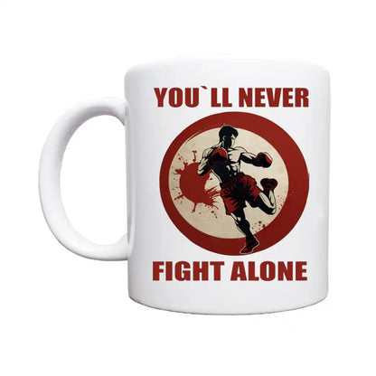 Dynamix Athletics Kaffeetasse "You´ll never fight alone"